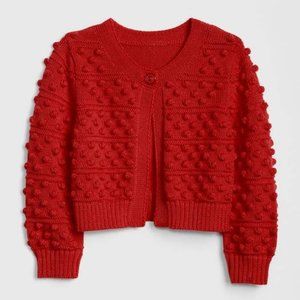 Baby Gap Red PomPom Sweater